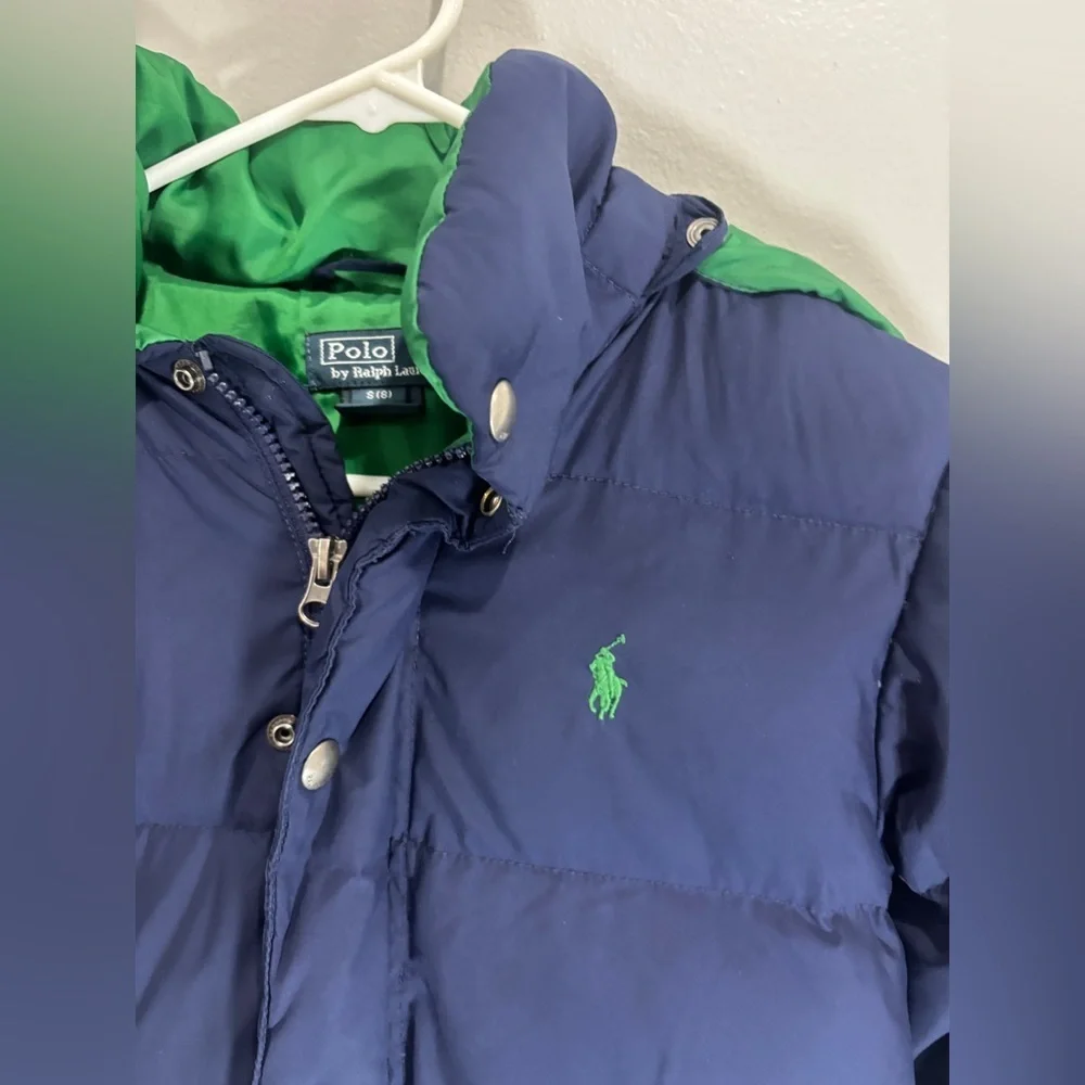 Polo Ralph Lauren Down Puffer Jacket Winter Ski Jacket Snow Youth Small (8)